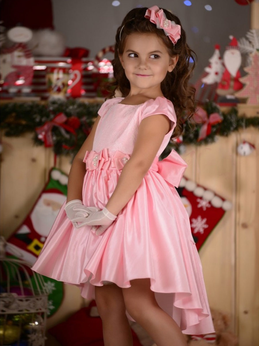 Платье Lila Style, размер 122, цвет розовый Лулу - фото 1