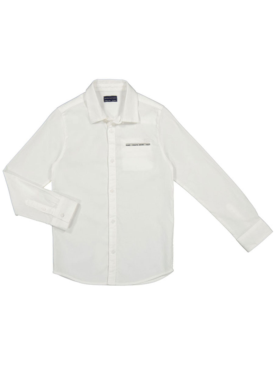 Рубашка Mayoral, размер 172, цвет белый 6.117/40 - фото 7