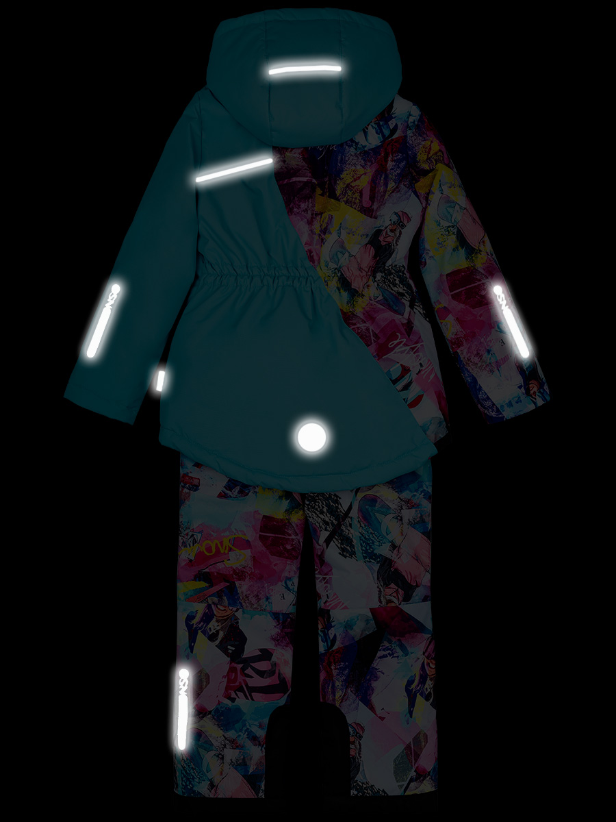 Куртка+полукомбинезон Nikastyle, размер 13, цвет разноцветный 7з2822 Куртка+полукомбинезон - фото 10