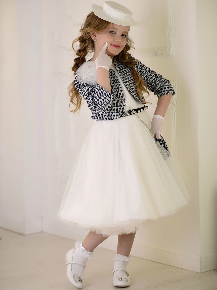 Платье Lila Style, размер 122, цвет бежевый Джемма - фото 2