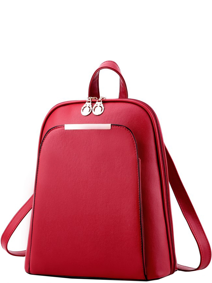 Рюкзак Multibrand, размер Единый школа, цвет красный
