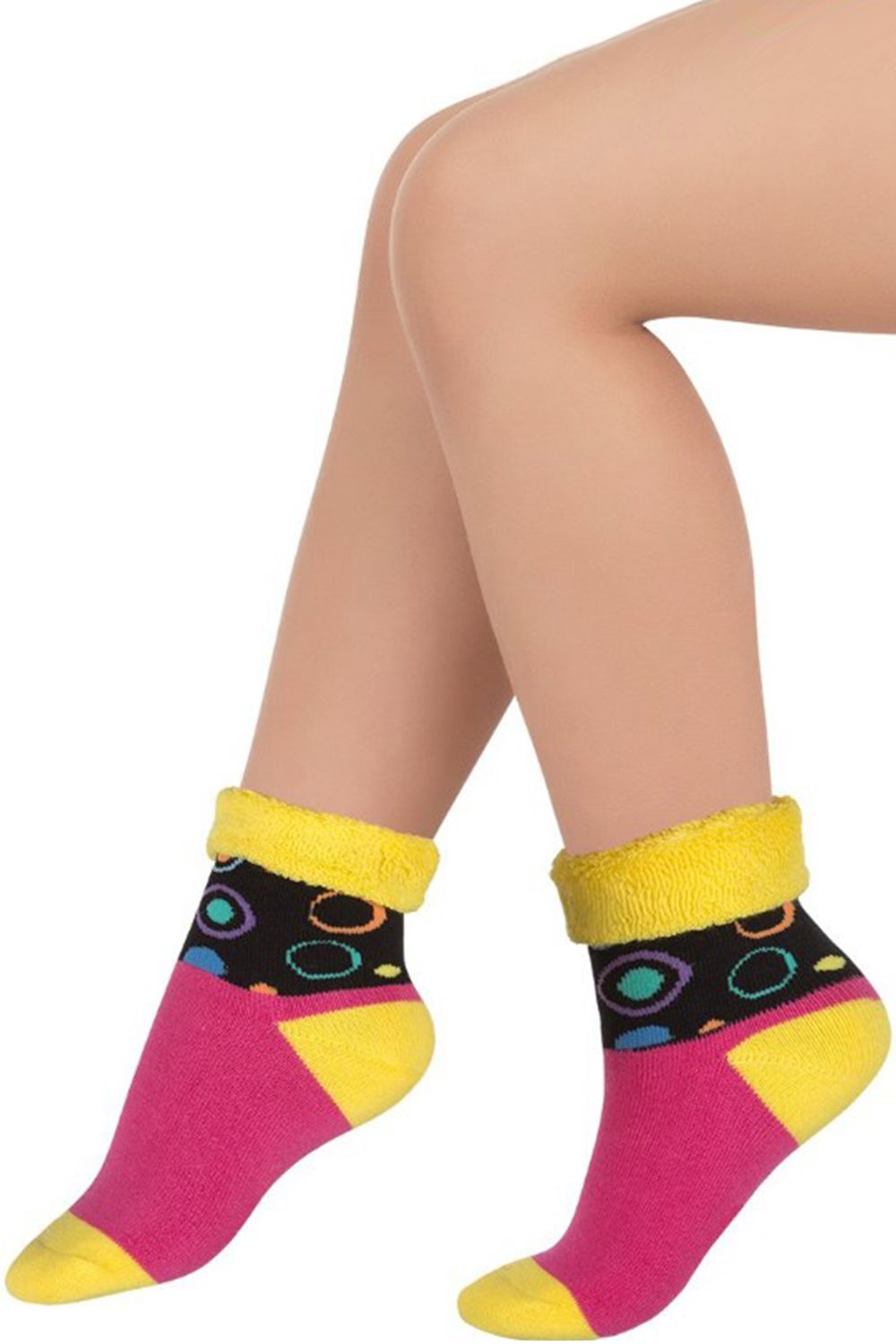 Носки махровые для девочки SAM-1419 разноцветный Charmante, Китай (КНР)