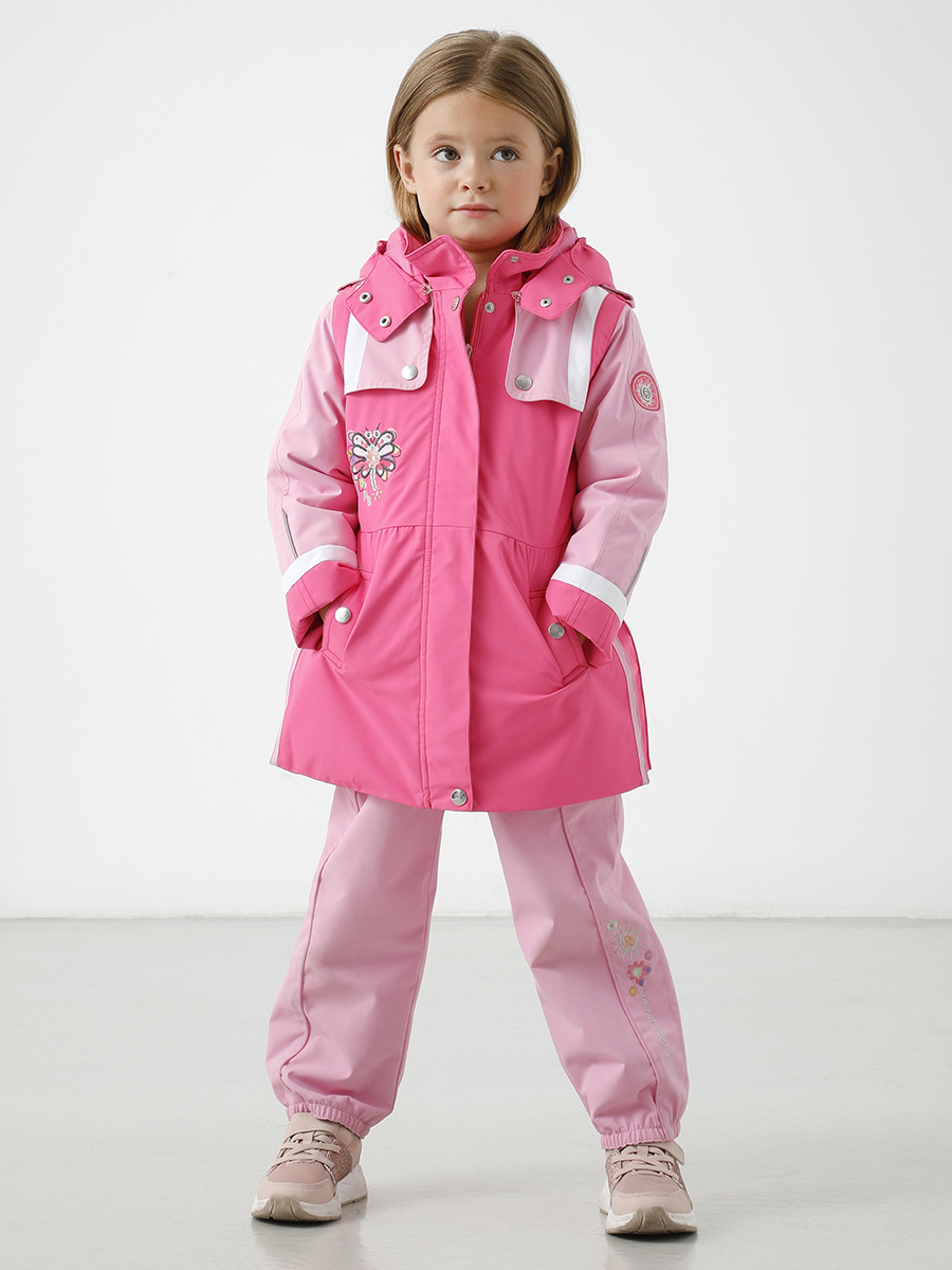 Пальто Poivre Blanc, размер 122, цвет розовый 291458 - фото 3