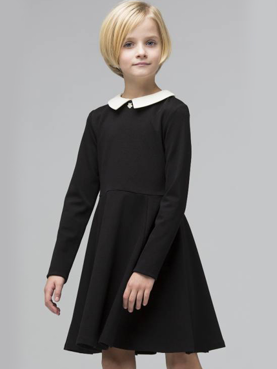 Платье Silver Spoon, размер 122, цвет черный SSFSG-728-23602-112 - фото 1