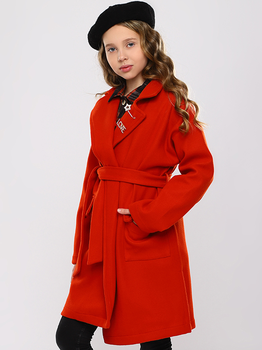Пальто Y-clu', размер 8, цвет красный Y16018 - фото 1