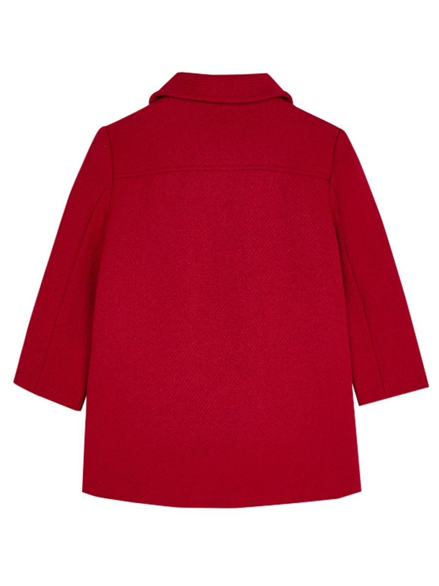 Пальто Mayoral, размер 110, цвет красный 4.434/24 - фото 3