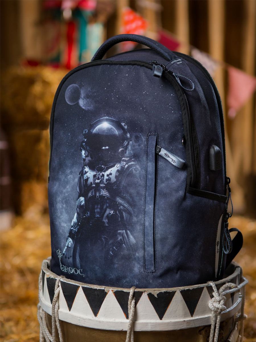 Рюкзак+мешок+сумка-пенал GROOC, размер Единый школа, цвет разноцветный