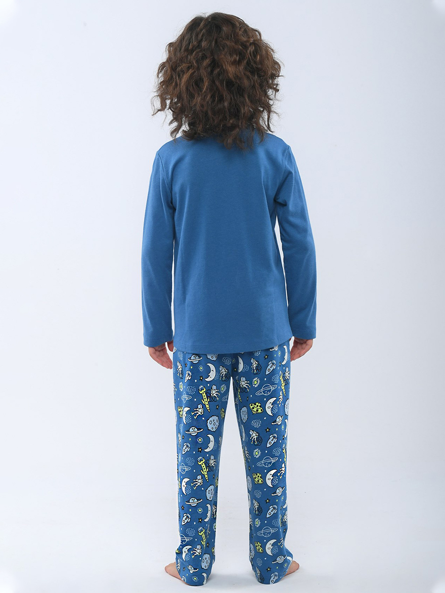 Пижама KATIA&BONY, размер 12-13, цвет синий 22212K2007 - фото 2