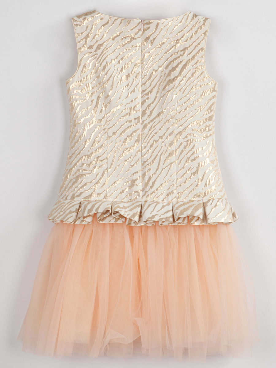 Платье Смена, размер 152 (76), цвет оранжевый 21569 - фото 5