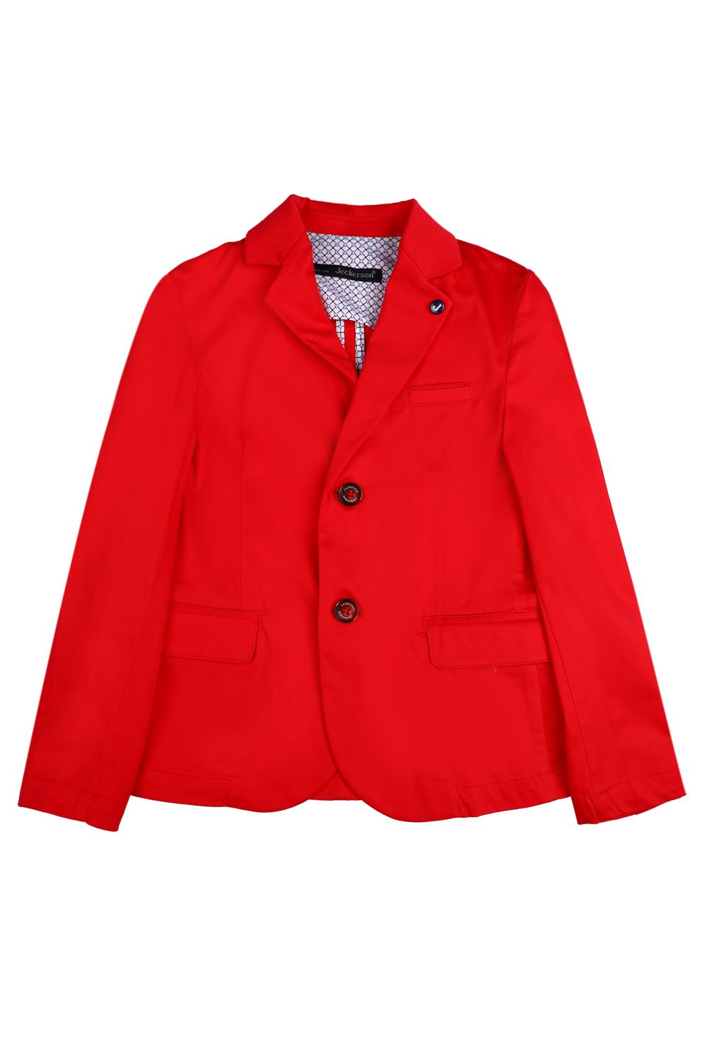 Пиджак Jeckerson, размер 128, цвет красный J1020 - фото 1