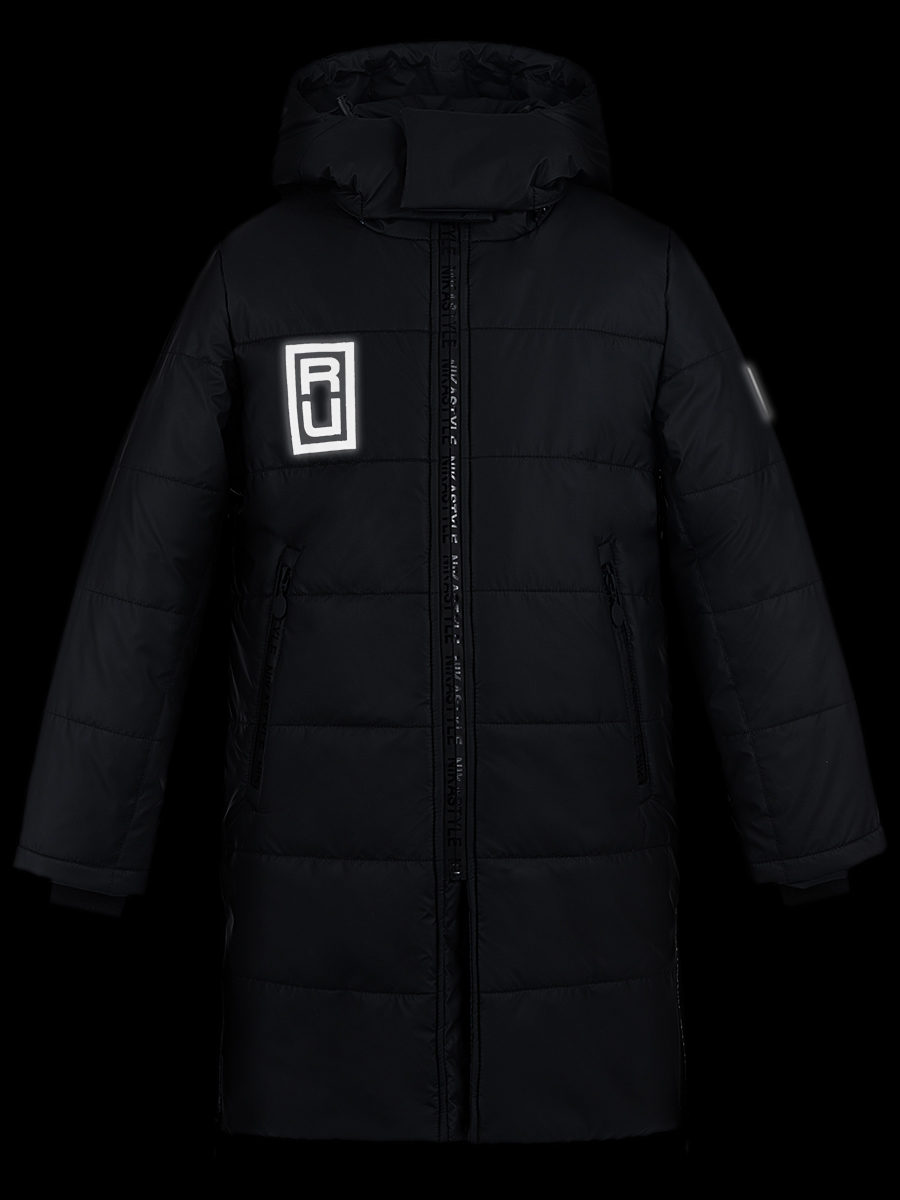 Пальто Nikastyle, размер 128 (64), цвет черный 6з2921 - фото 8