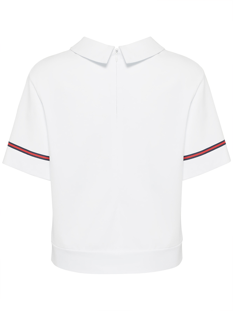 Блуза Смена, размер 134 (64), цвет белый 11546 - фото 6