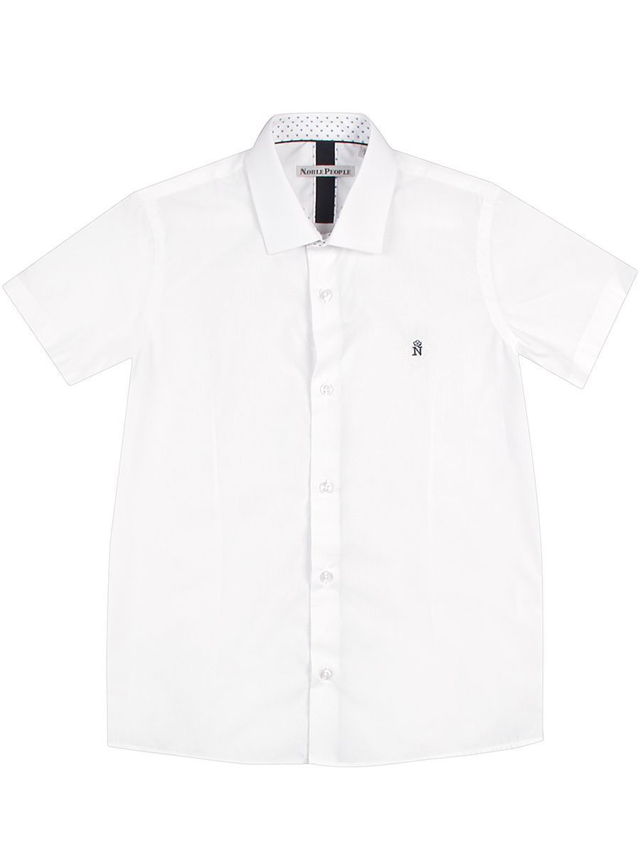 Рубашка Noble People, размер 128, цвет белый 19003-425 - фото 2