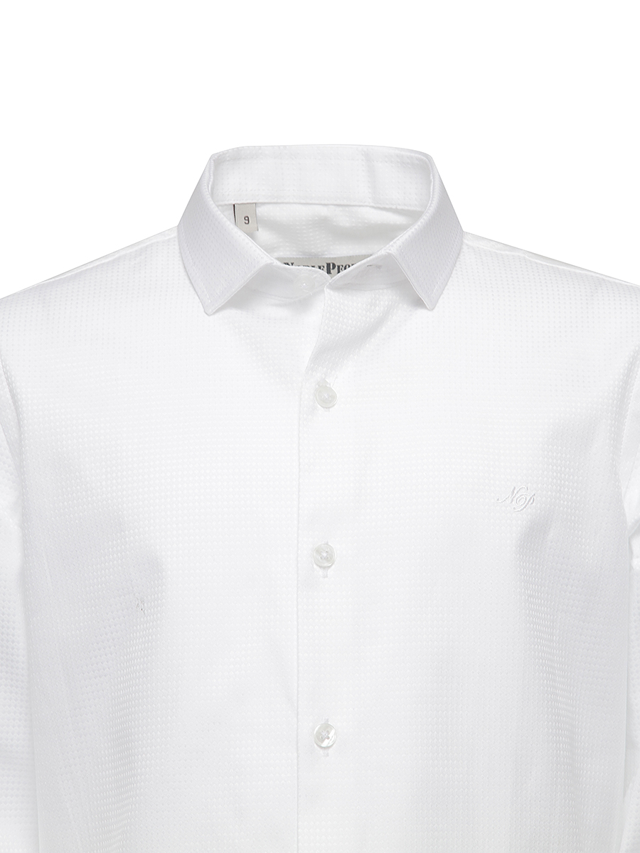 Рубашка Noble People, размер 152, цвет белый 19003-457 - фото 4