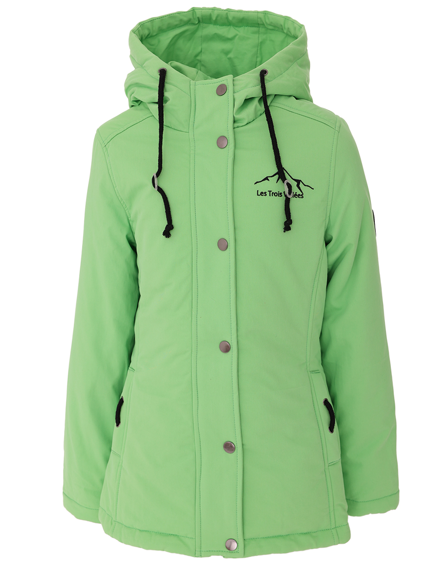 Куртка Les Trois Vallees, размер 10, цвет зеленый