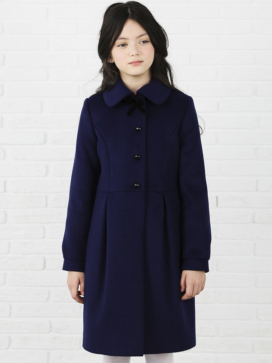 Пальто Mamma Mila, размер 134, цвет синий E - фото 1