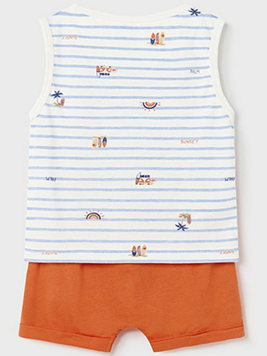 Пижама Mayoral, размер 1,5 года, цвет оранжевый 1.788/87 - фото 5