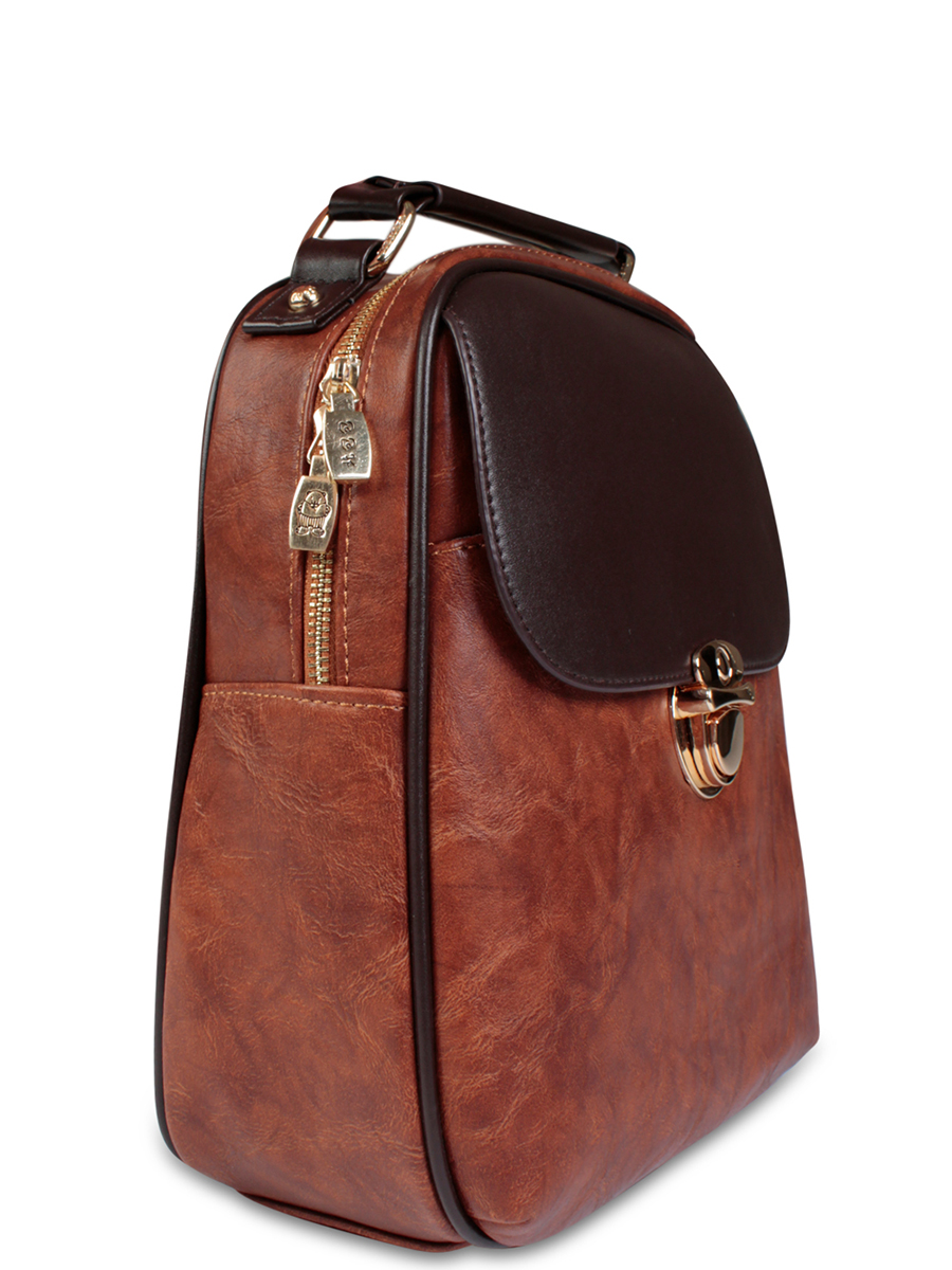 Рюкзак SR, размер UNI, цвет коричневый - фото 3