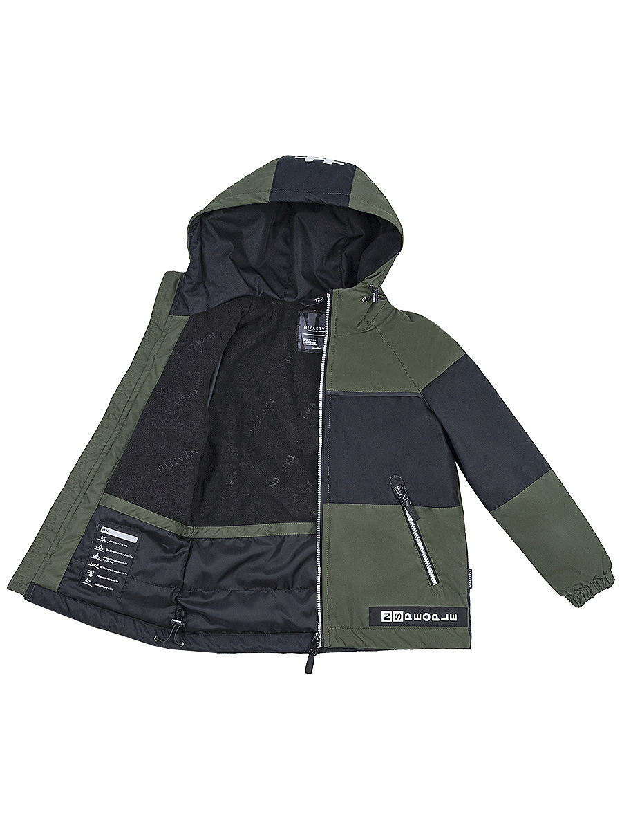 Куртка Nikastyle, размер 12, цвет зеленый - фото 4