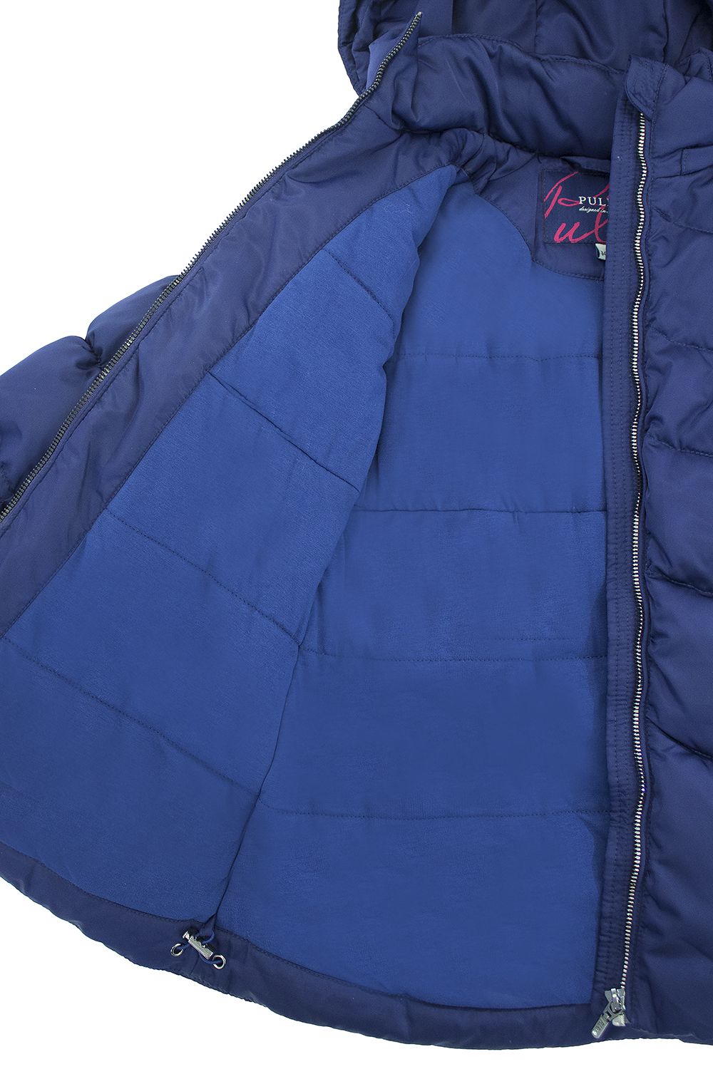 Пальто Pulka, размер 104, цвет синий PUFWG-816-20322-321 - фото 9