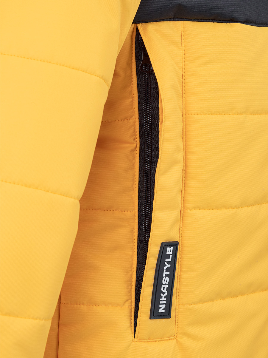 Куртка Nikastyle, размер 10, цвет желтый - фото 8