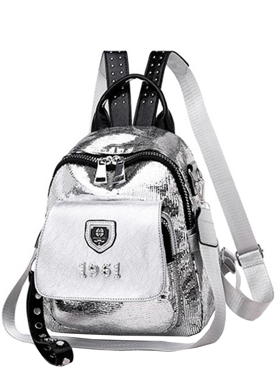 Рюкзак Multibrand, размер UNI, цвет серый 049-silver - фото 2