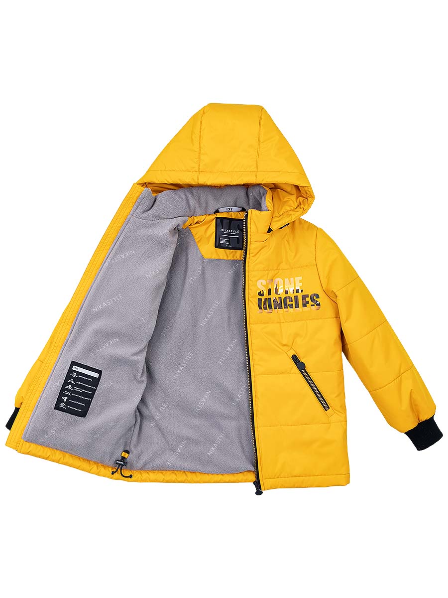 Куртка Nikastyle, размер 110 (56), цвет желтый 4м3722 - фото 8