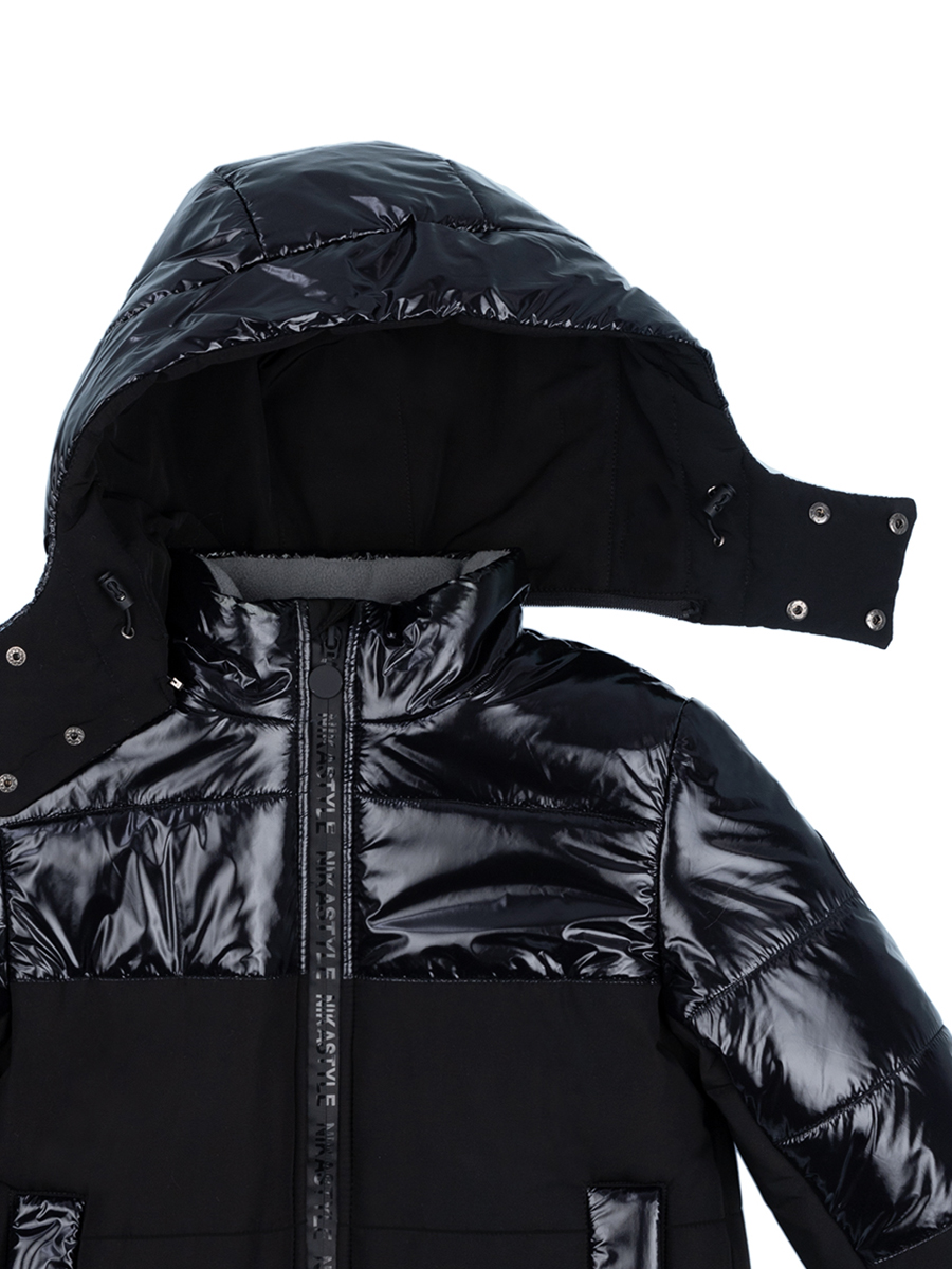 Куртка Nikastyle, размер 140 (68), цвет черный 4з3521 - фото 7