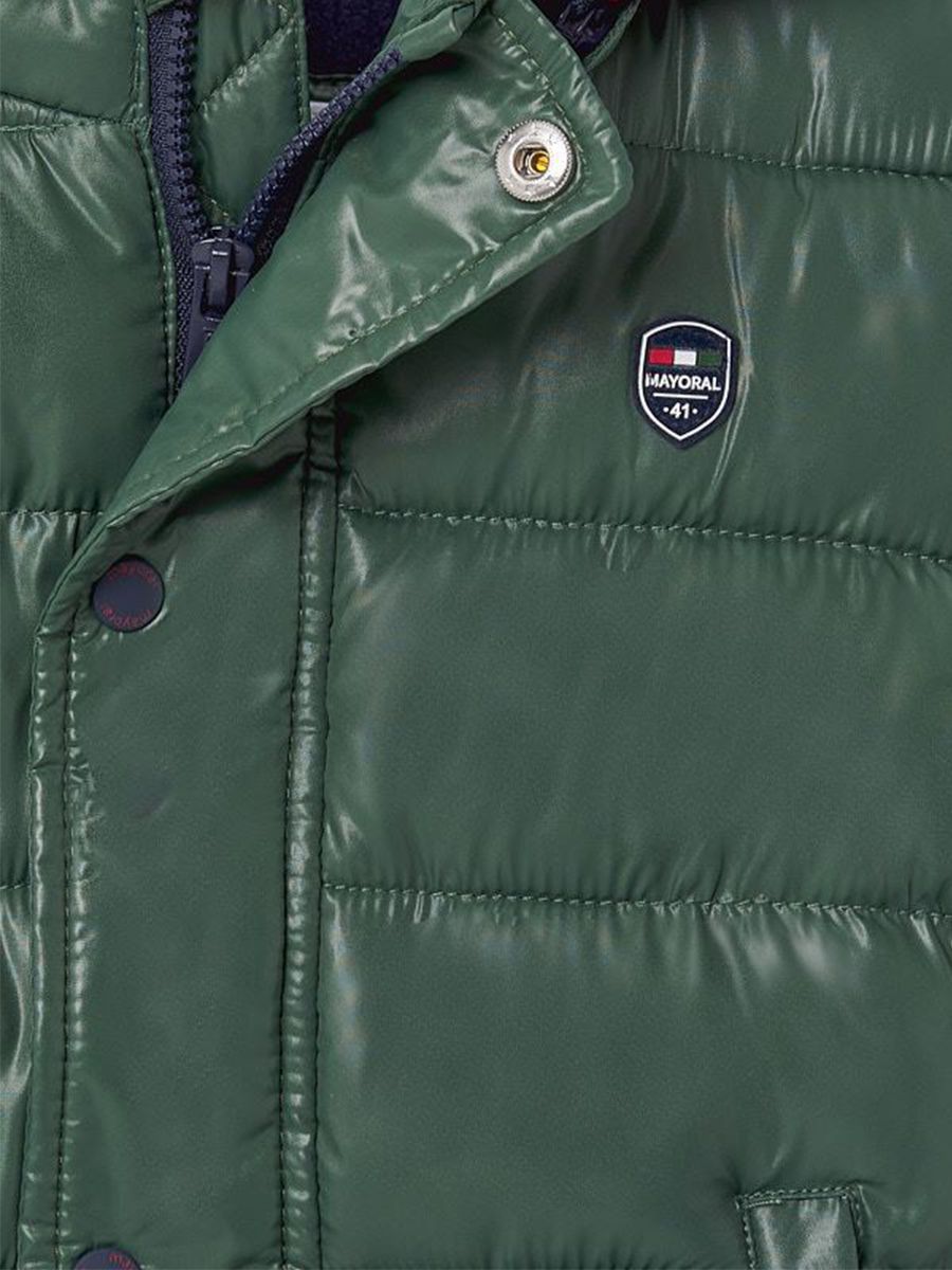 Куртка Mayoral, размер 86, цвет зеленый 2.482/49 - фото 3