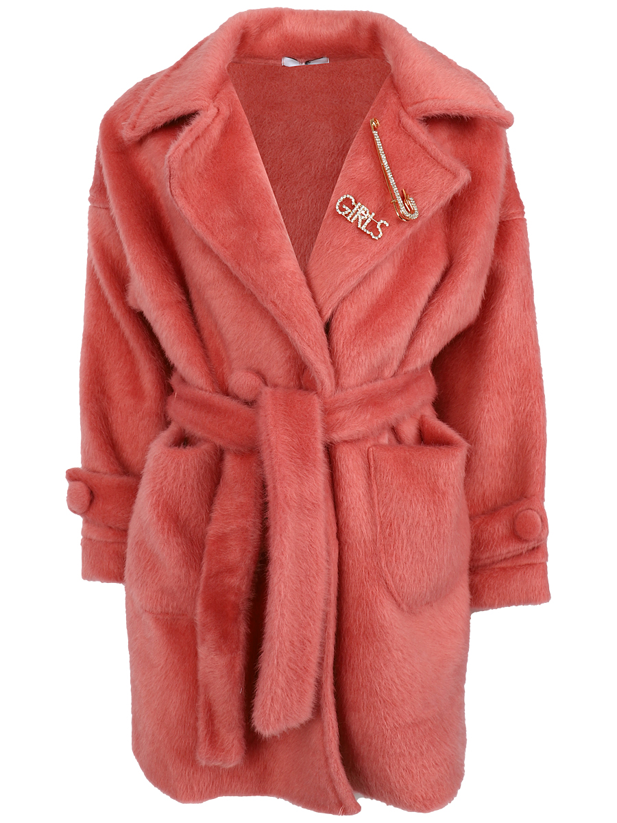 Пальто Y-clu', размер 164, цвет розовый Y16238 - фото 2