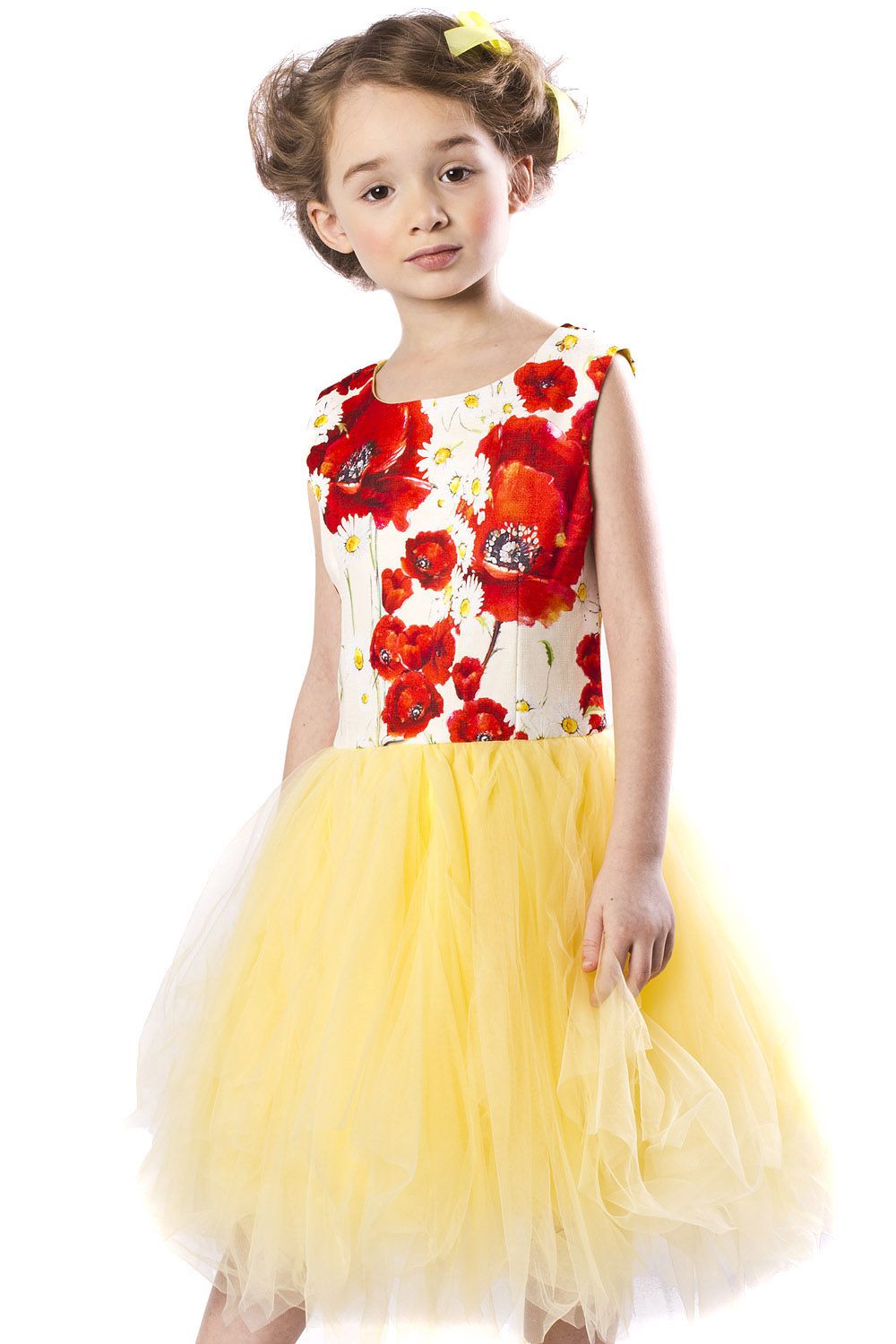 Платье "Бэби маки" для девочки 29526-472K разноцветный Noble People "Бэби, Российская Федерация