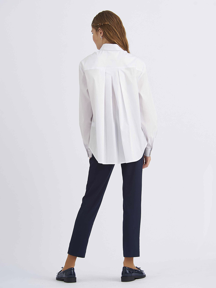Блуза Смена, размер 16, цвет белый 12550 - фото 3