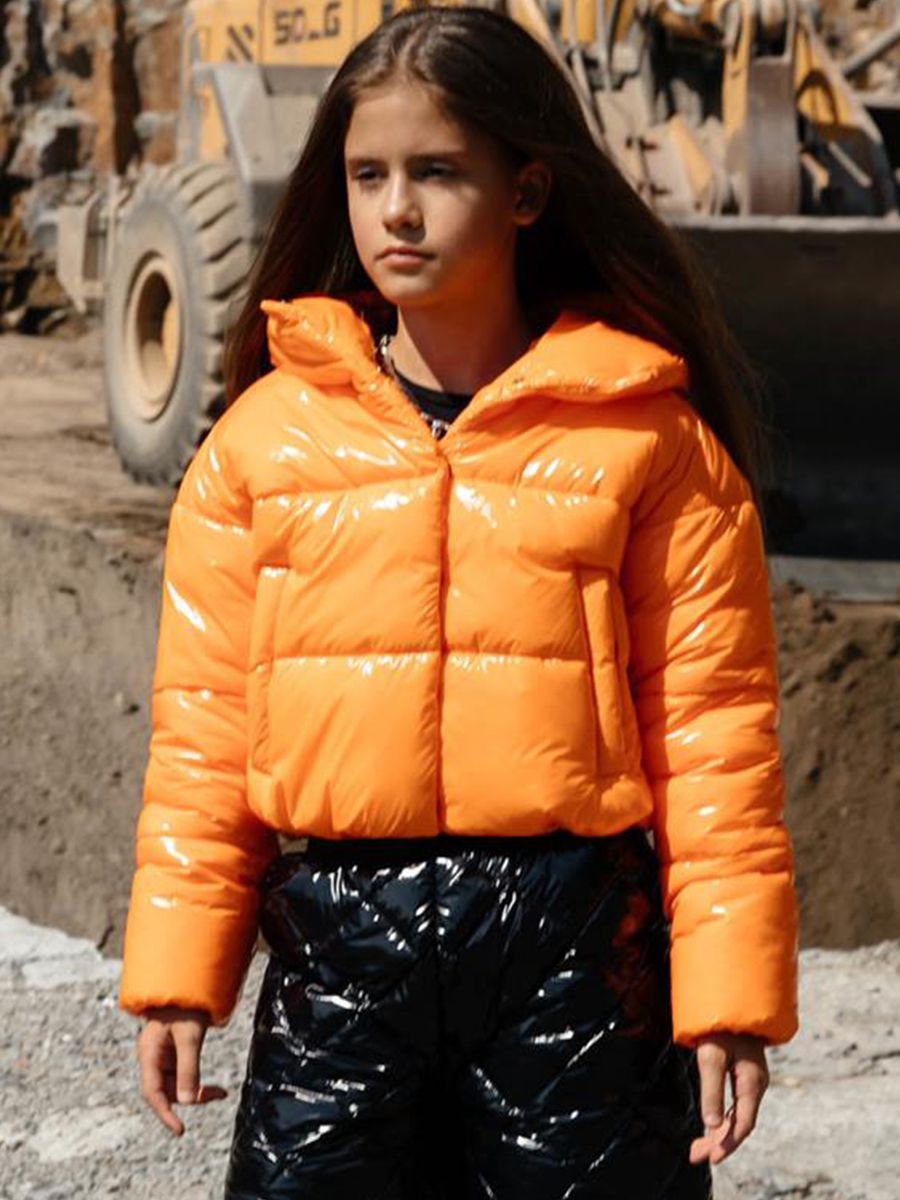 Куртка GnK, размер 152, цвет оранжевый C-713/7743 - фото 1