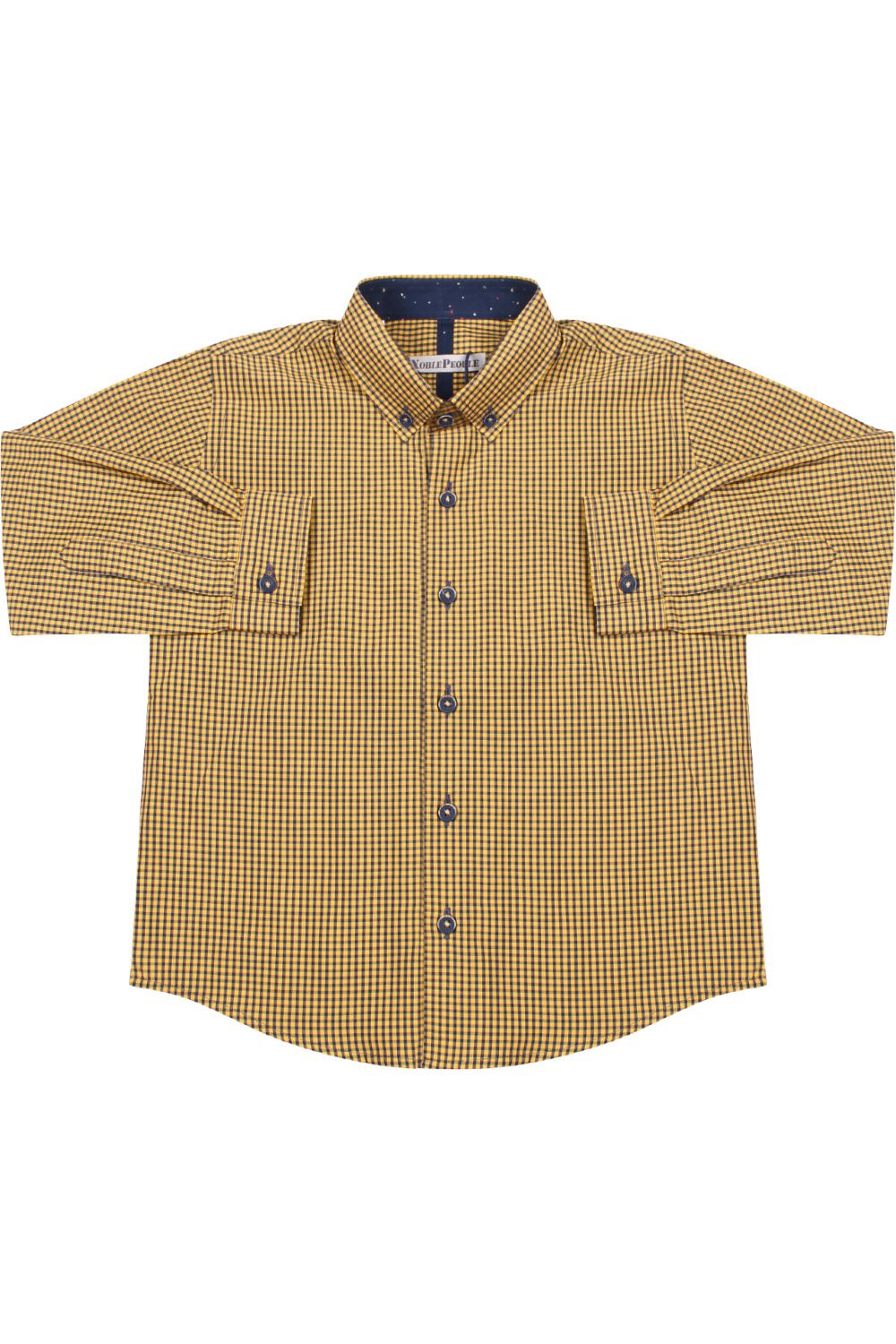Рубашка Noble People, размер Array, цвет желтый 19003-201 - фото 1