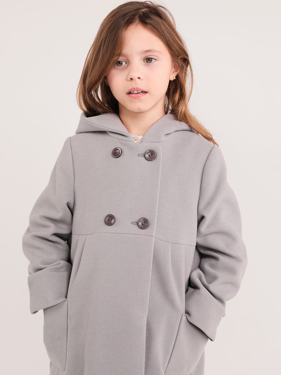 Пальто Mamma Mila, размер 110, цвет серый - фото 7