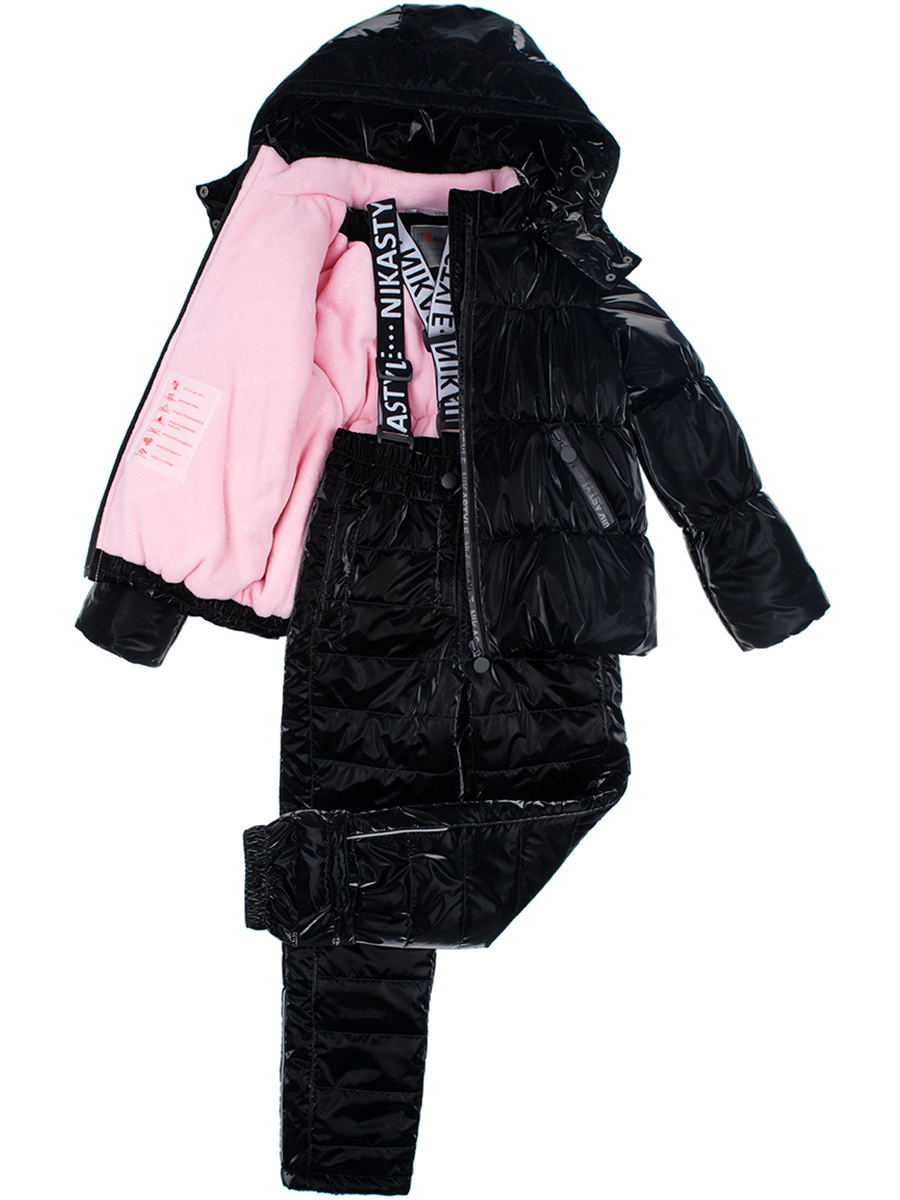Куртка+полукомбинезон Nikastyle, размер 146 (72), цвет черный 7з1821 Куртка+полукомбинезон - фото 7
