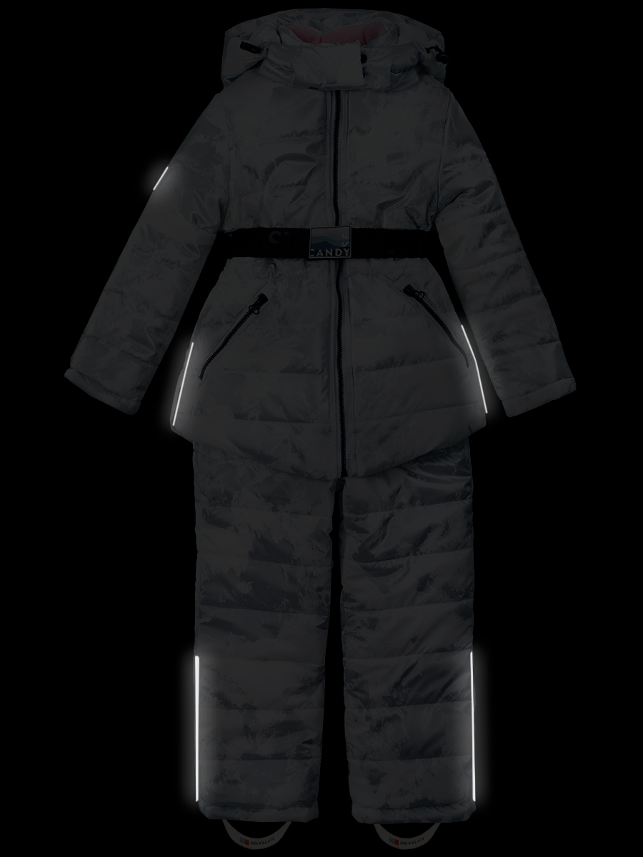 Куртка+полукомбинезон Nikastyle, размер 5, цвет белый 7з4822 Куртка+полукомбинезон - фото 6