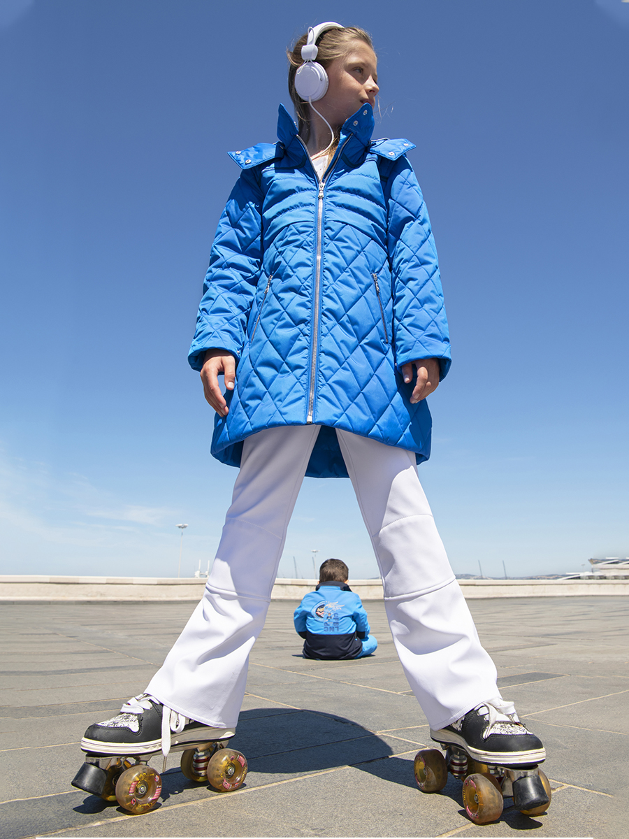 Пальто Poivre Blanc, размер 152, цвет синий 291418 - фото 8