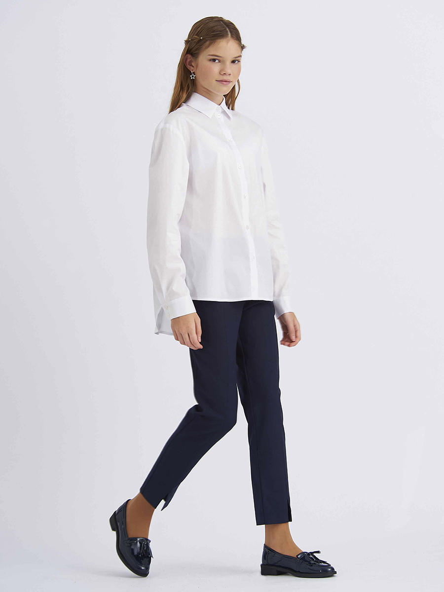 Блуза Смена, размер 16, цвет белый 12550 - фото 2