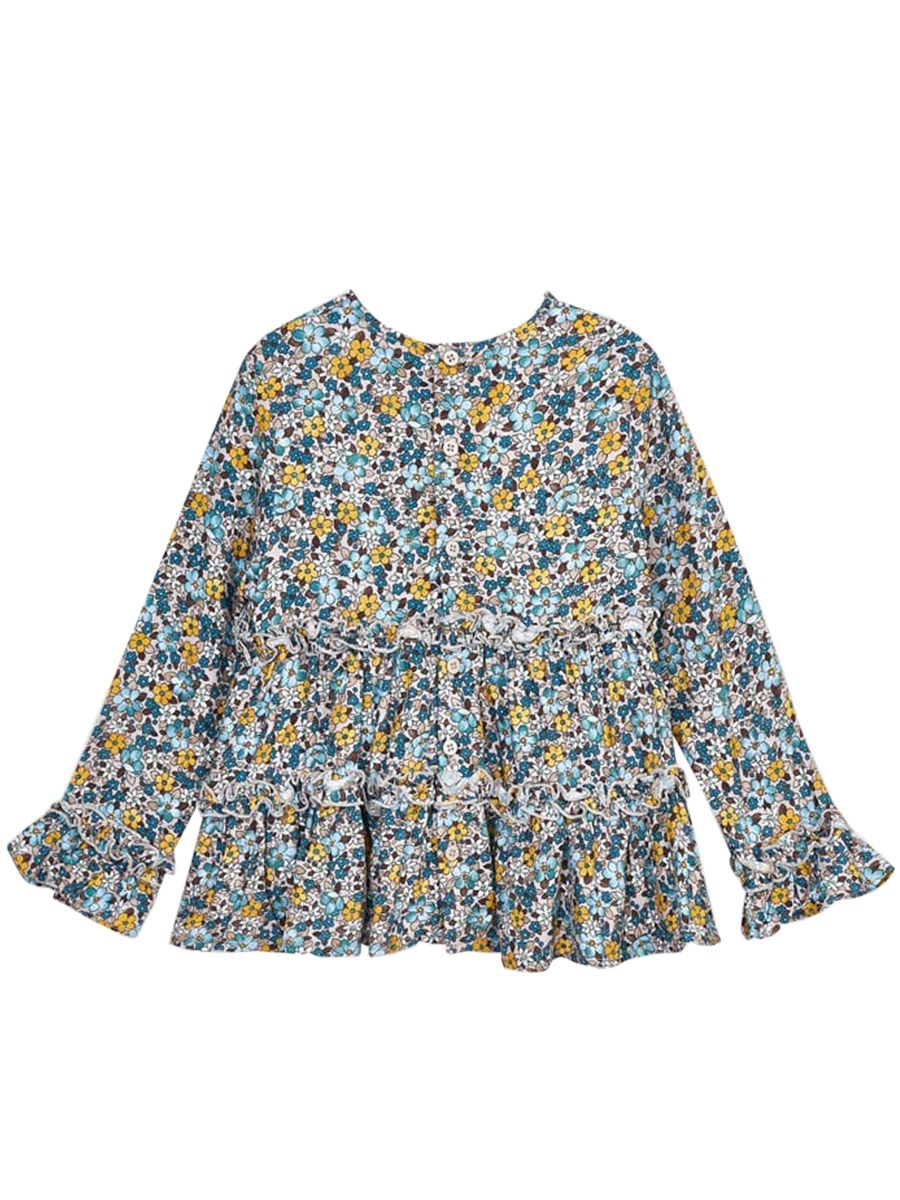 Блуза Mayoral, размер 110, цвет разноцветный 4.149/90 - фото 4