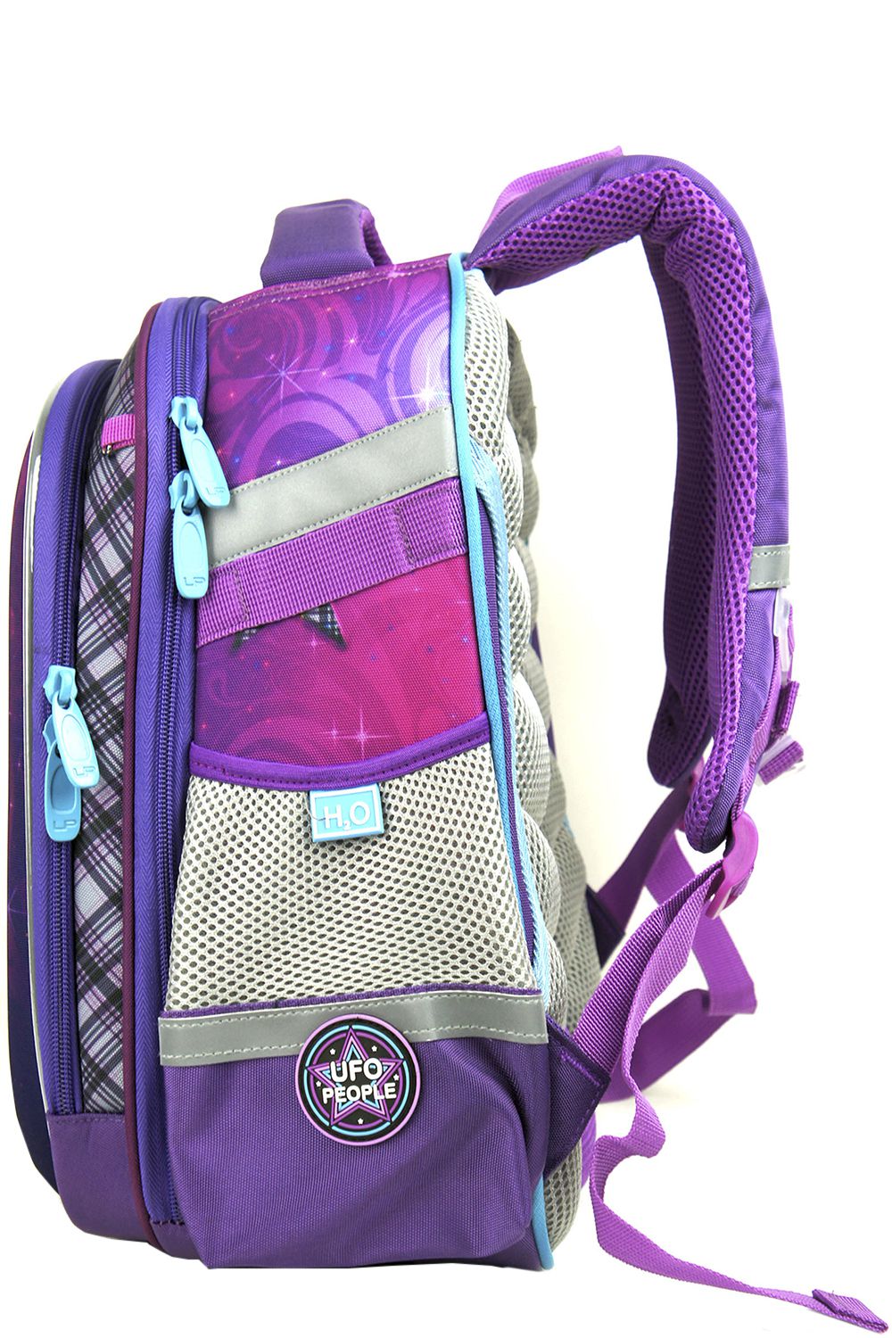 Ранец+мешок Ufo People, размер UNI, цвет фиолетовый Ранец+мешок - фото 5