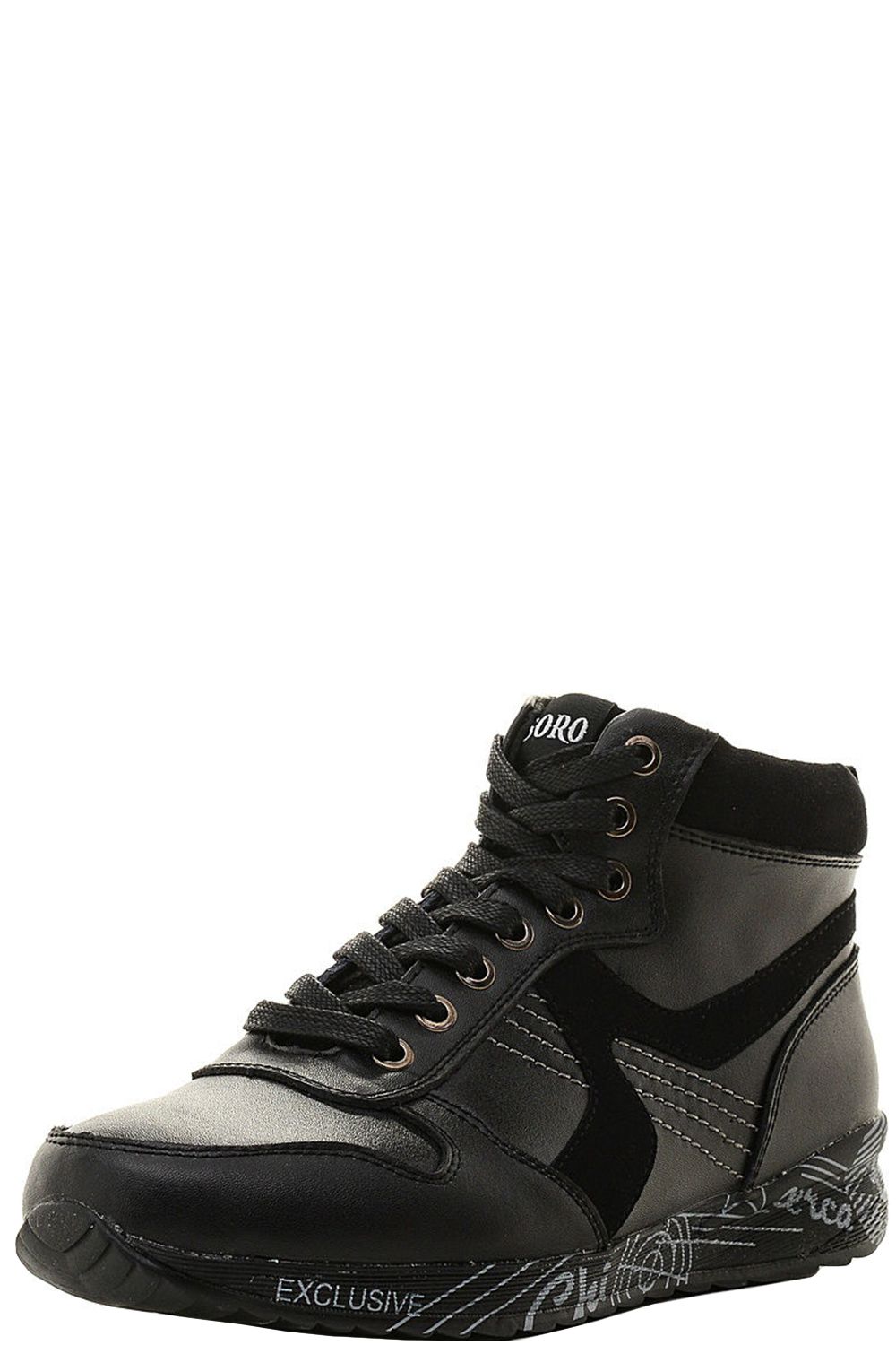 Ботинки Tesoro, размер 38, цвет черный 168643/01-11 - фото 1