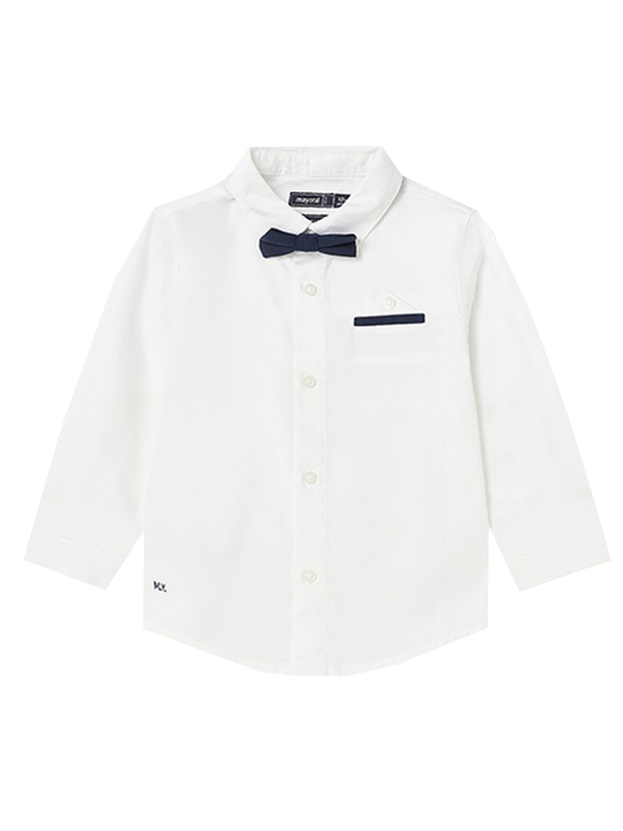 Рубашка Mayoral, размер 92, цвет белый 1.115/40 - фото 1