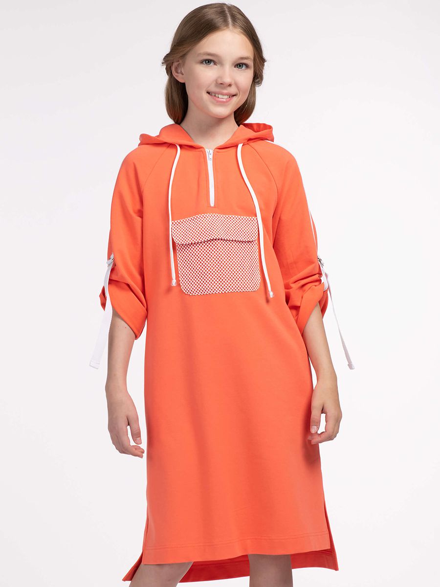 Платье Смена, размер 134-64, цвет розовый 41072 - фото 1