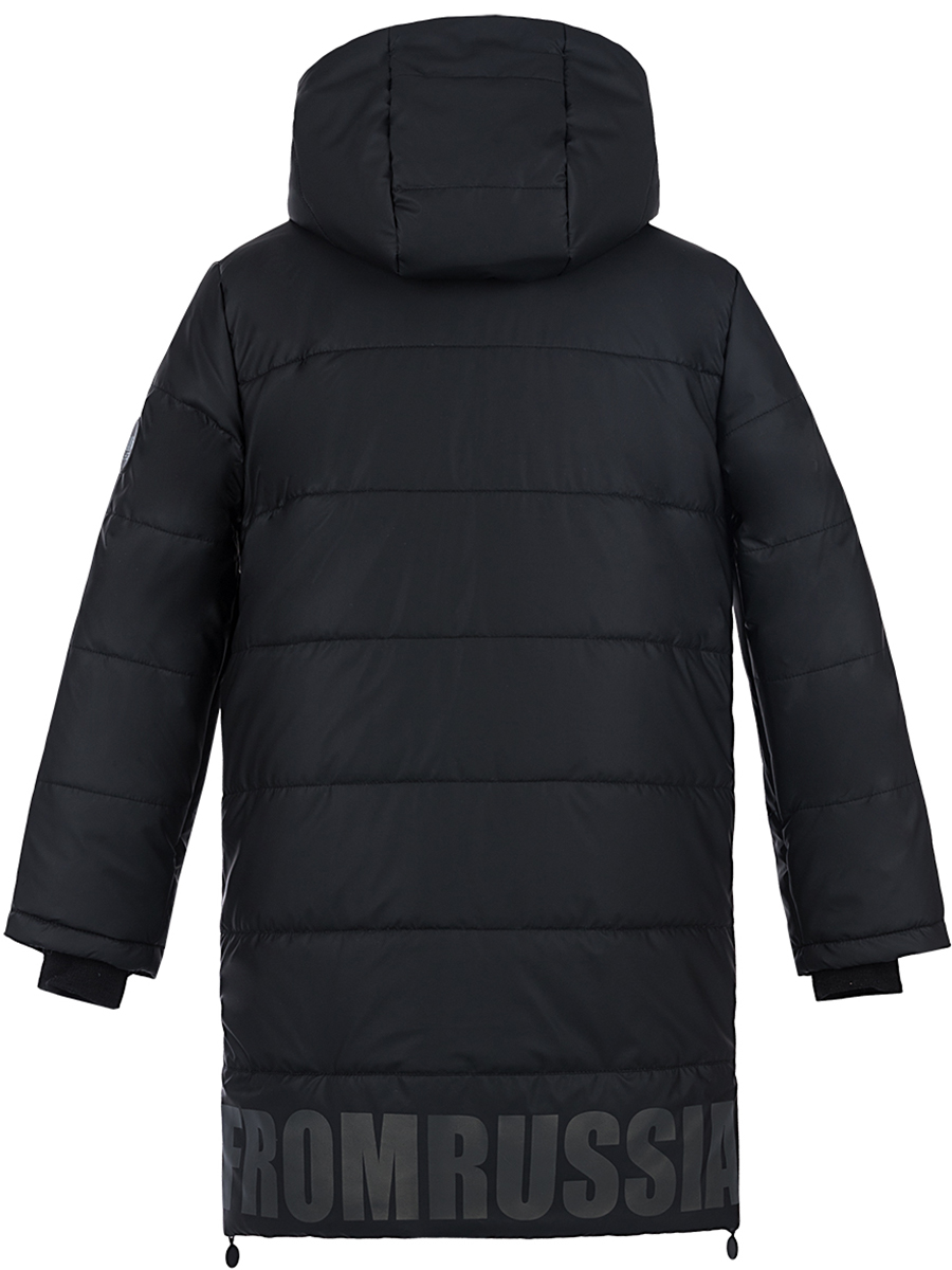 Пальто Nikastyle, размер 128 (64), цвет черный 6з2921 - фото 5