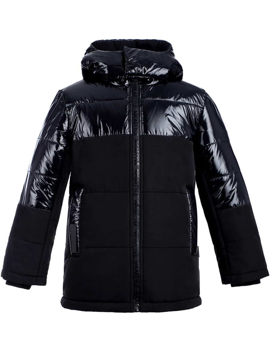Куртка Nikastyle, размер 140 (68), цвет черный 4з3521 - фото 4