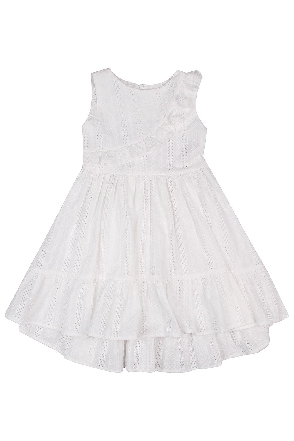 Платье Y-clu', размер 98, цвет белый YB13649 - фото 2