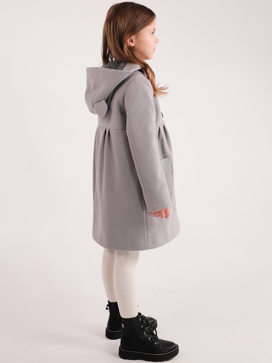 Пальто Mamma Mila, размер 110, цвет серый - фото 2