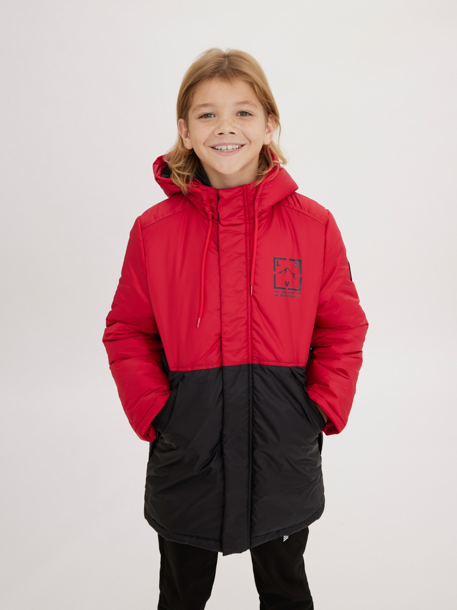 Куртка Les Trois Vallees, размер 10, цвет красный