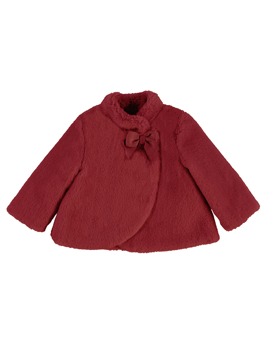 Пальто Mayoral, размер 1,5 года, цвет красный 2.433/34 - фото 1
